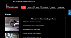 Desktop Screenshot of leechapelfloors.co.uk